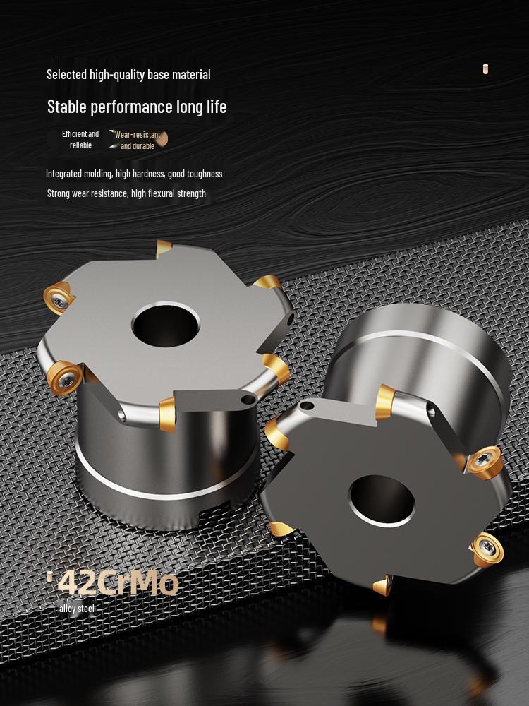 TMR T-Slot Cutter Head R3-R6 for CNC Arc Slotting, Three-Sided Cutting