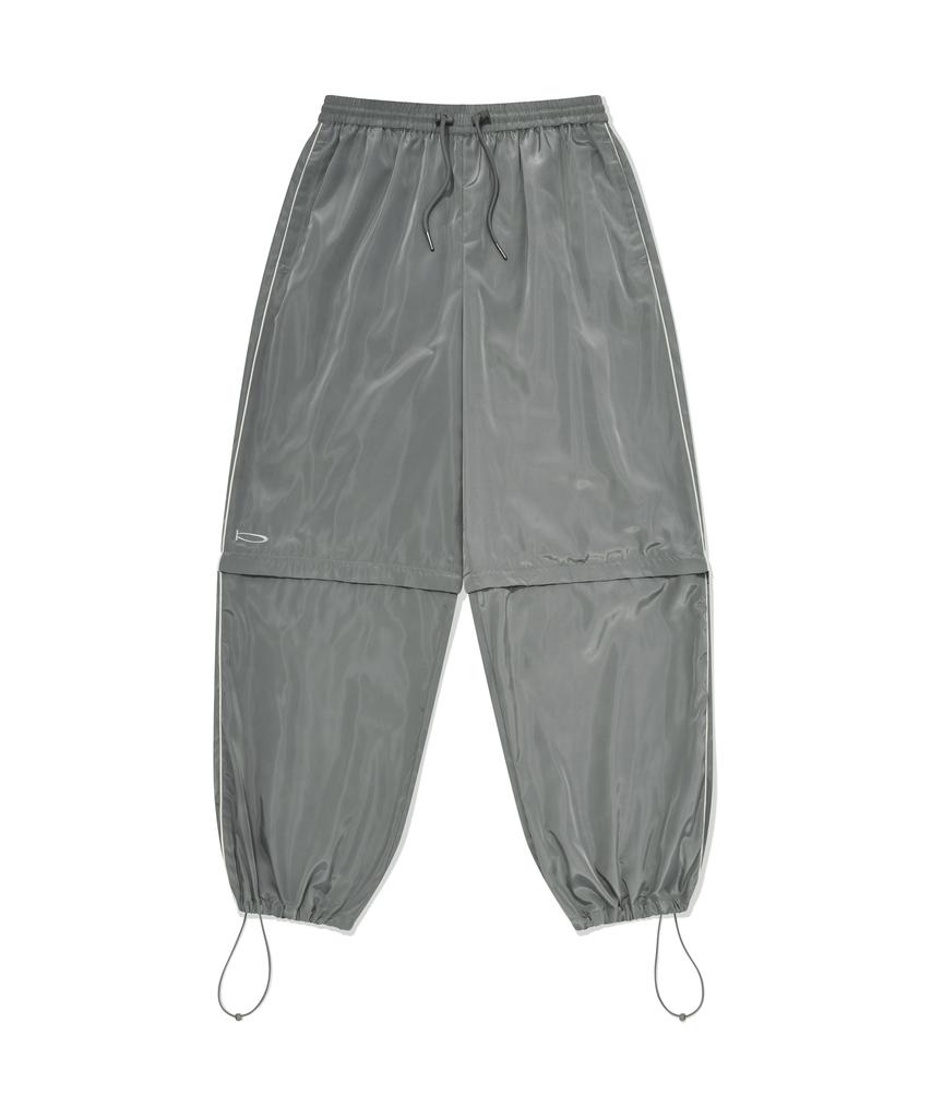 PHYSICAL DEPARTMENT 2-Way Piping Detachable Track Pants Gray