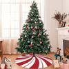 1PC Candy Christmas Tree Skirt Snowflake Christmas Decoration Skirt Christmas Holiday Short Plush New Year'S Party Double Swirl