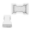 1Pcs 22x13.5cm Paving Brick Mould H Shape Plastic Stepping Stone Paver Reusable DIY Concrete Path Maker Mold