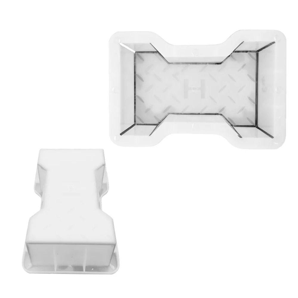 1Pcs 22x13.5cm Paving Brick Mould H Shape Plastic Stepping Stone Paver Reusable DIY Concrete Path Maker Mold