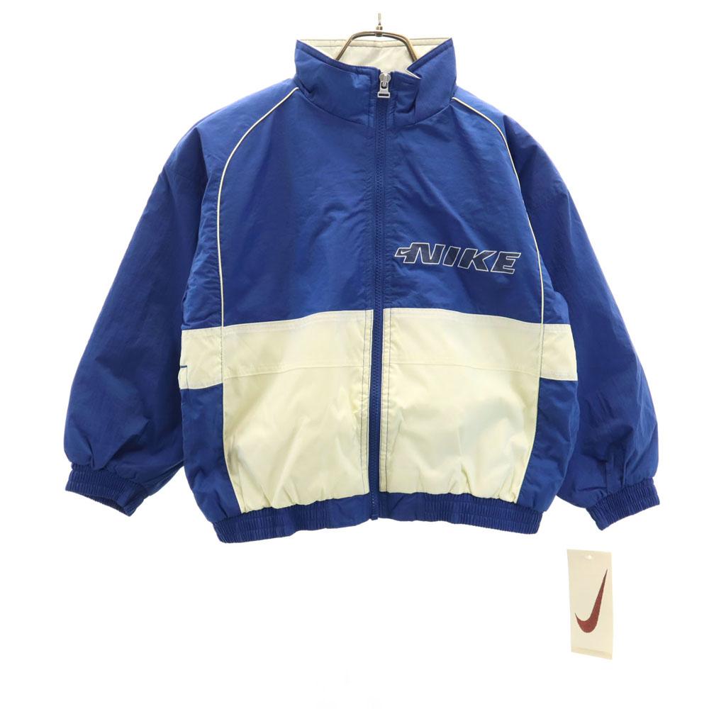 Unused NIKE 90s Old White Tag Unused Nylon Jacket Quilted Back with Tag Kid's Used