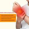 EMS Hřejivá masážní zápěstní ortéza - 6 režimů & 19 úrovní, Nízkofrekvenční pulzní terapie, Přenosná úleva od bolesti