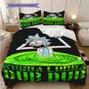 Wubba Lubba Dub Dub Rick Sanchez Home Soft Sofa Cover Blanket Down Pillowcase Duvet Cover Without Core Threepiece Set Without Core