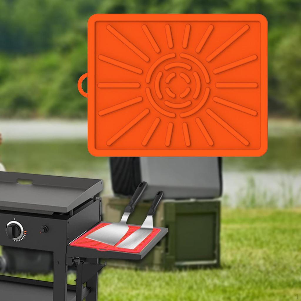 Durable Silicone BBQ Mat with Anti-Skid Design