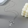 Retro Kreuzanhänger Halsketten für Damen Herren Gothic Steampunk Totenkopf Halskette Kette Hip Hop Schmuck Geschenke