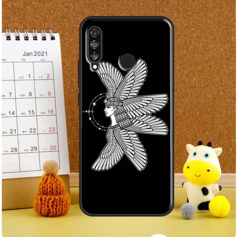 Lamassu Assyrian Winged Lion For Huawei Nova 12i 12s 7i 8i 11i 11 9 10 SE Y60 Y61 Y70 Y72 Y73 Y90 Y91 P30 P40 Lite Case