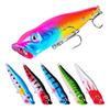 Hot Selling Popper Lure Fishing Tackle Bait Tools Topwater Hard Lure for Bass Trout Saltwater Freshwater Fishing Accessories