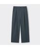 Keoseuuteommellou Gray Loose Fit Tucked Creased Pants Cwpam26431Gyx