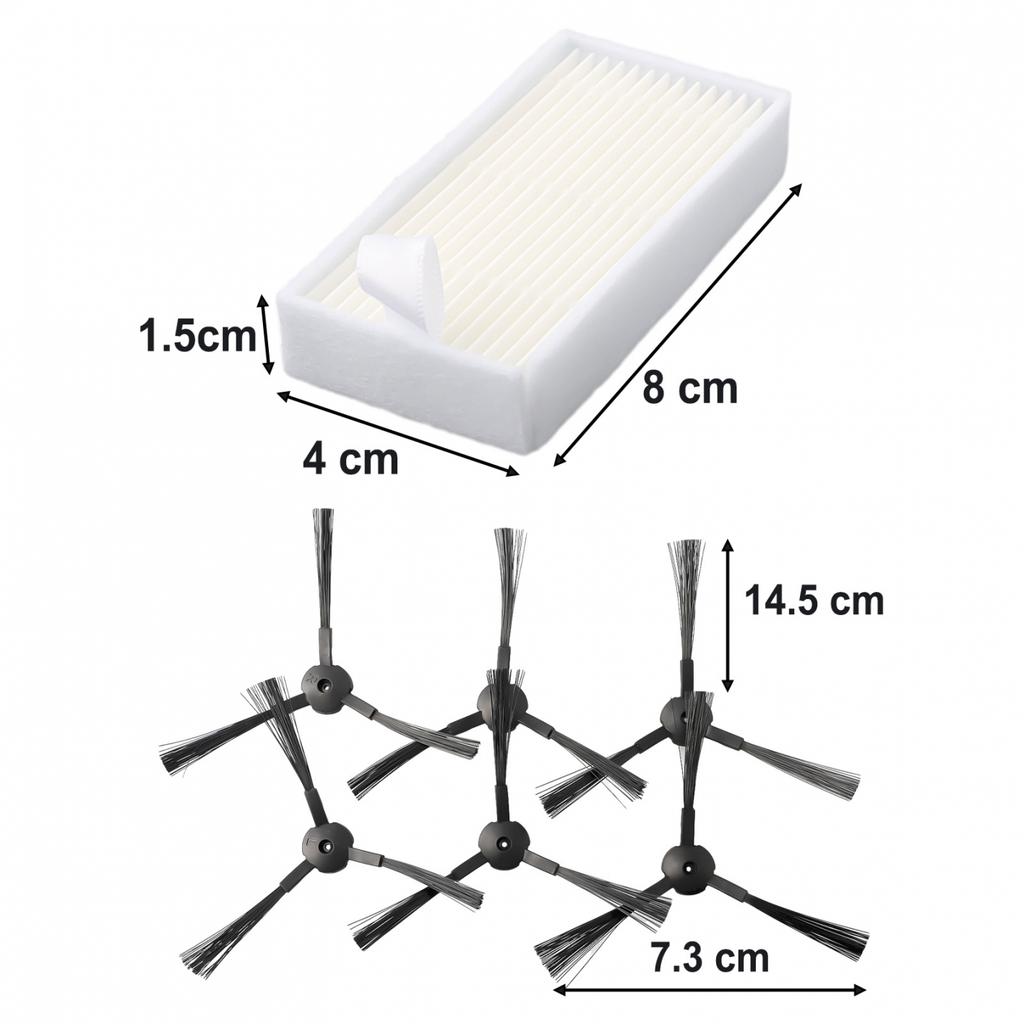Vacuum Cleaner Kit For MEDION MD 18500 /18600 /MD18501/MD16192 Filter Side Brush