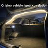 Car Trunk Led Light Strip Waterproof PVC Flexible Ambient Light Strip Automatic On/Off Hidden Installation Universal for Suv/Mpv