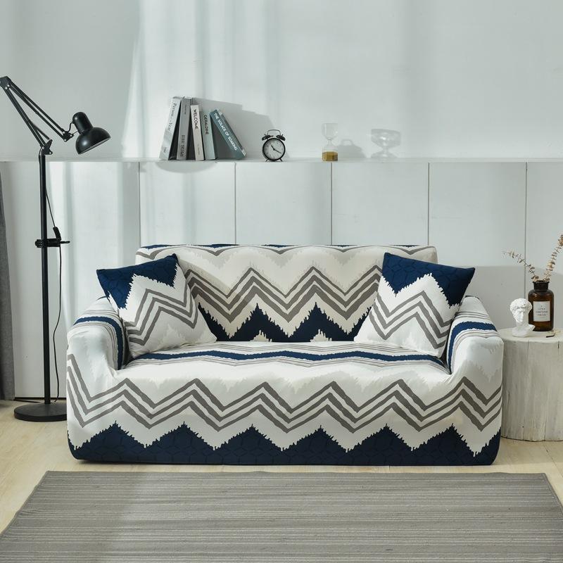 Copridivano Estensibile Combinato All-Inclusive Tessuto Antiscivolo Universale Quattro Stagioni Copridivano Copertura Completa Telo per Divano Aderente