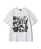 ELIMENO El Rose Club White Short Sleeve T-Shirt