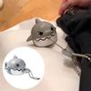 Fun Pull Line Nibbling Shark Keychain For Children Cartoon Eating Small Fish Car Bag Small Pendant Gift