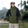 Herbst Neu 2026 Kapuzenjacke winddicht, wasserdicht und verschleißfest fest angenähte Kapuze Outdoor Freizeit Bergsteigerjacke