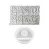Number Candlesticks Silicone Mould DIY Candle Holder Resins Molds Home Decorations