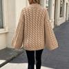 Women's Long Sleeve Pullover Sweater, Oversized Thick Knit Sweater for Fall and Winter
