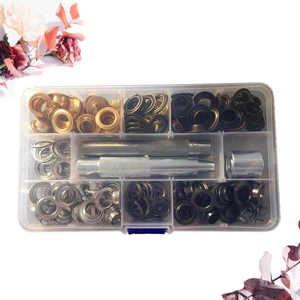 Buy 100 Sets Grommets Kit Colorful Metal Install Tool Clothing