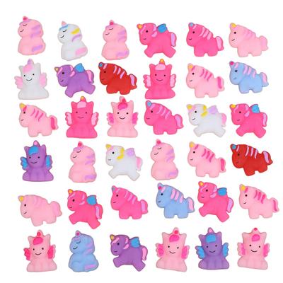 10/20/30Pcs Cute Unicorn Squishy Toys For Kids Birthday Party Favors Pinata Filler Cute Stress Relief Fidget Toy Christmas Gifts