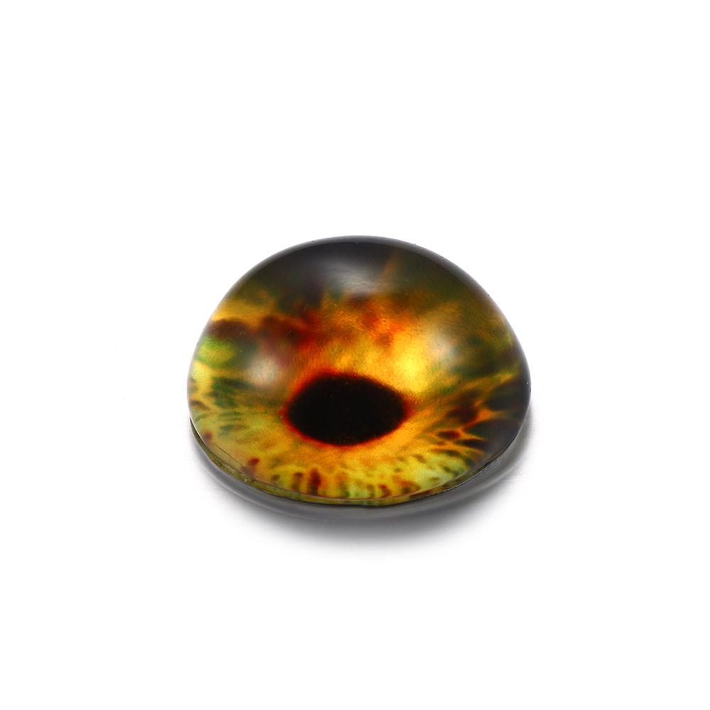 10Pcs/Lot 8-20mm Dragon Eyes Cat Eye Glass Cabochons for DIY Glass Cabochons Jewelry Making Accessories Supplies