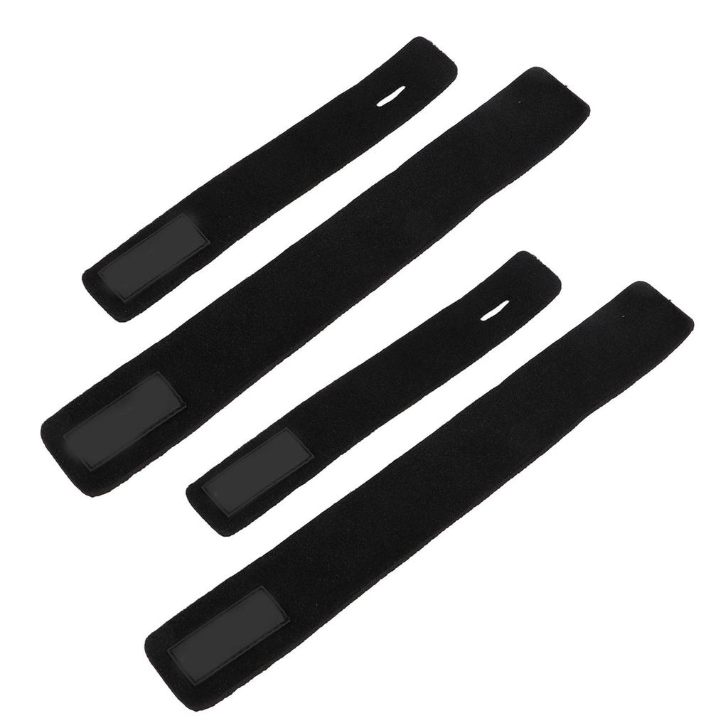 4Pcs Fishing Rod Strap Rubber Elastic Fishing Rod Wrap Pole Straps for Outdoor Fishing