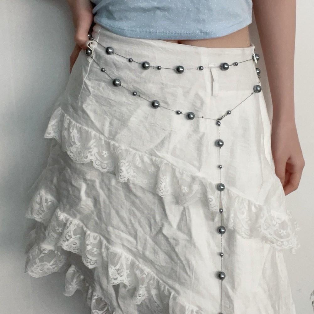 Tassel Thin Waist Chain Belt Multilayer Women Body Chain Belt Fashion Body Jewelry  Streetwear