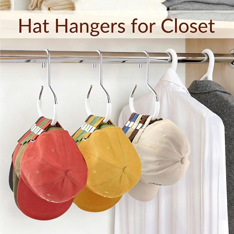 Stainless Steel S Shaped Hanging Hooks Non Slip Dipped Coating Wide Opening For Closet Organizing Hanging Bags Clothes Hats