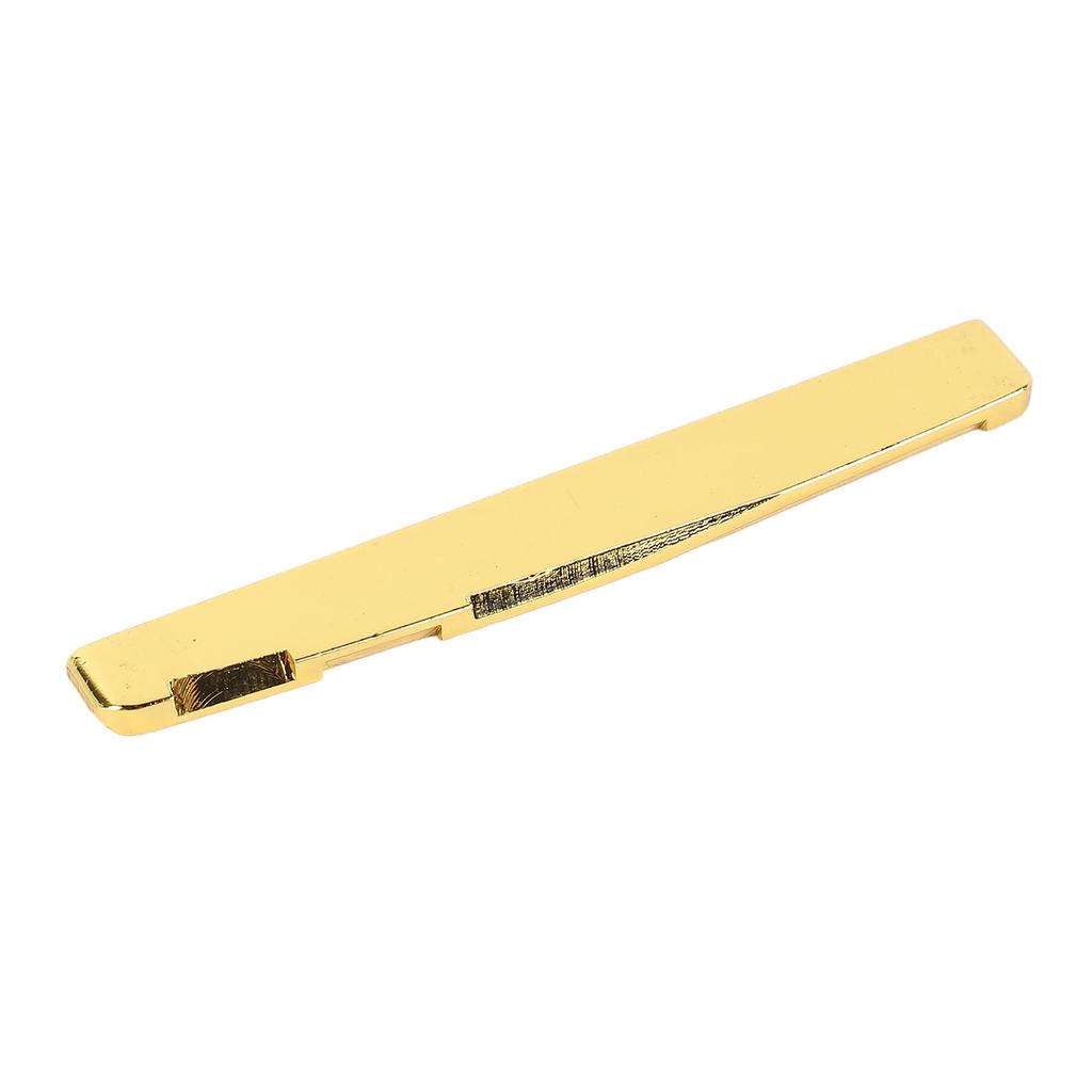 Acoustic Guitar Saddle Bridge Replacement Brass Metal Musical Instrument Accessories GL224 (1Pc)
