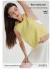 2025 Lulu Women's Quick-Dry Seamless Yoga Tank Top - Short, Sporty, and Stylish