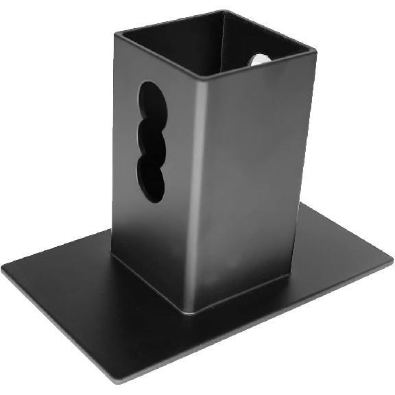 Bonrcea American Flag Metal Trailer Hitch Cover for 2 inch Receivers Matte Black