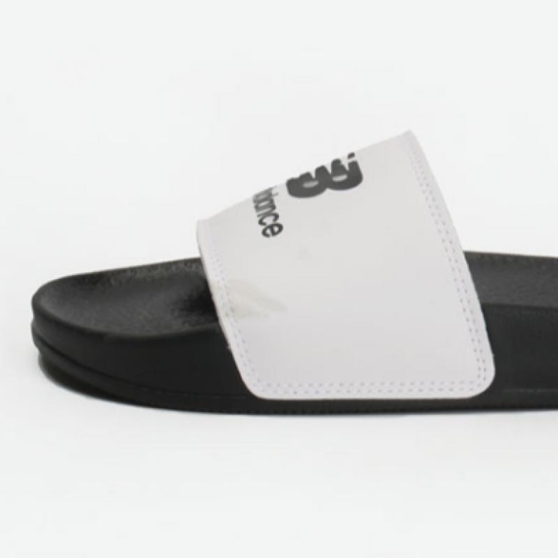 New Balance Unisex Slipper Indoor Shoes White Black Suf050w2