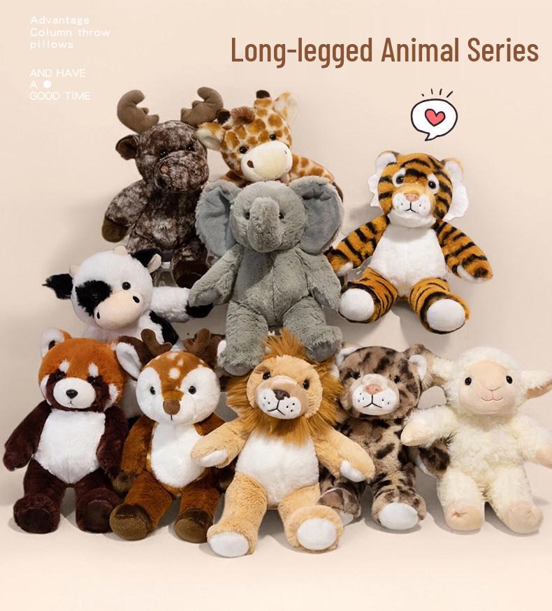 Sevimli Orman Hayvanı Peluş Bebek: Çocuklar İçin Yaratıcı Hediyelik & Erken Eğitim Oyuncağı