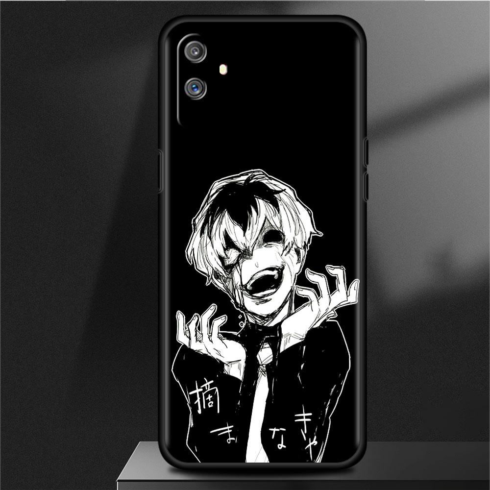 Soft Case For Oppo Realme 8 C21Y C21 GT Neo 2 Pro 3 7 9 Pro 8i 6 C11 9i C35 C15 Master C12 C3 Phone Cover Tokyo Ghoul Anime Capa