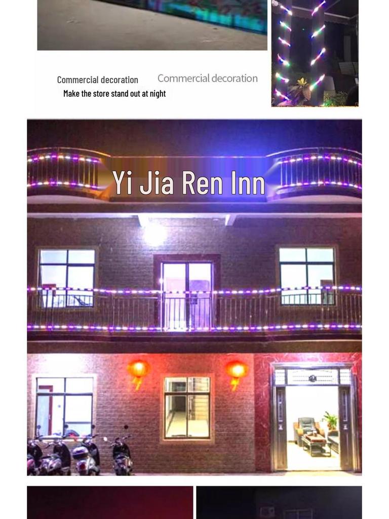 Color-Changing Solar LED Strip Light: Outdoor Waterproof, Super Bright, for Ceiling or Living Room Use