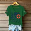 Women’s Fashion V Neck Short Sleeve Tee Casual Letter Print Top 250 Years of 1776 2026 Anniversary Shirt