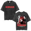 Washed Vintage Scream Don't Answer The Phone Don't Open The Door Don't Try To Escape T-shirt Billy Loomis Men Oversized T Shirts