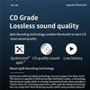 Ricevitore trasmettitore audio Bluetooth aptX HD/LL, adattatore wireless per musica Hi-Fi di qualità CD, multipunto, AUX da 3,5 mm, tipo C