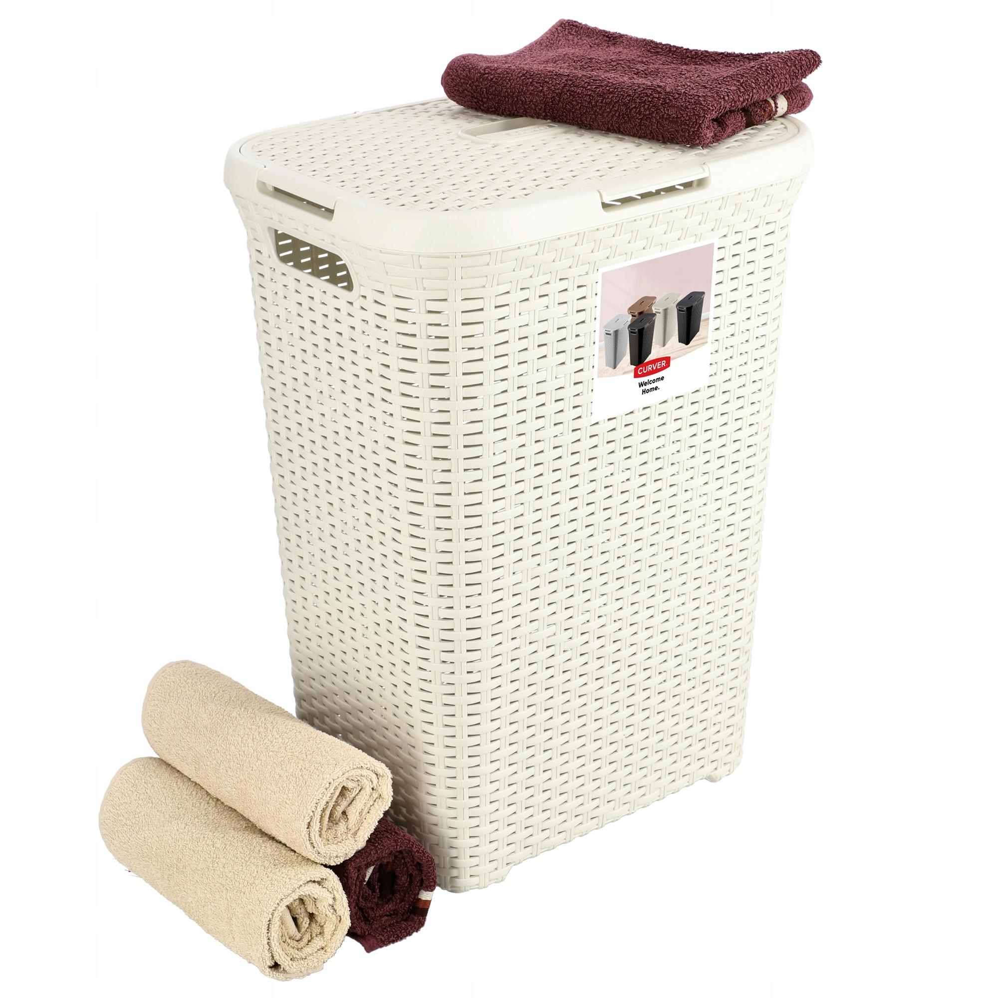 CURVER Wäschekorb 60 L creme