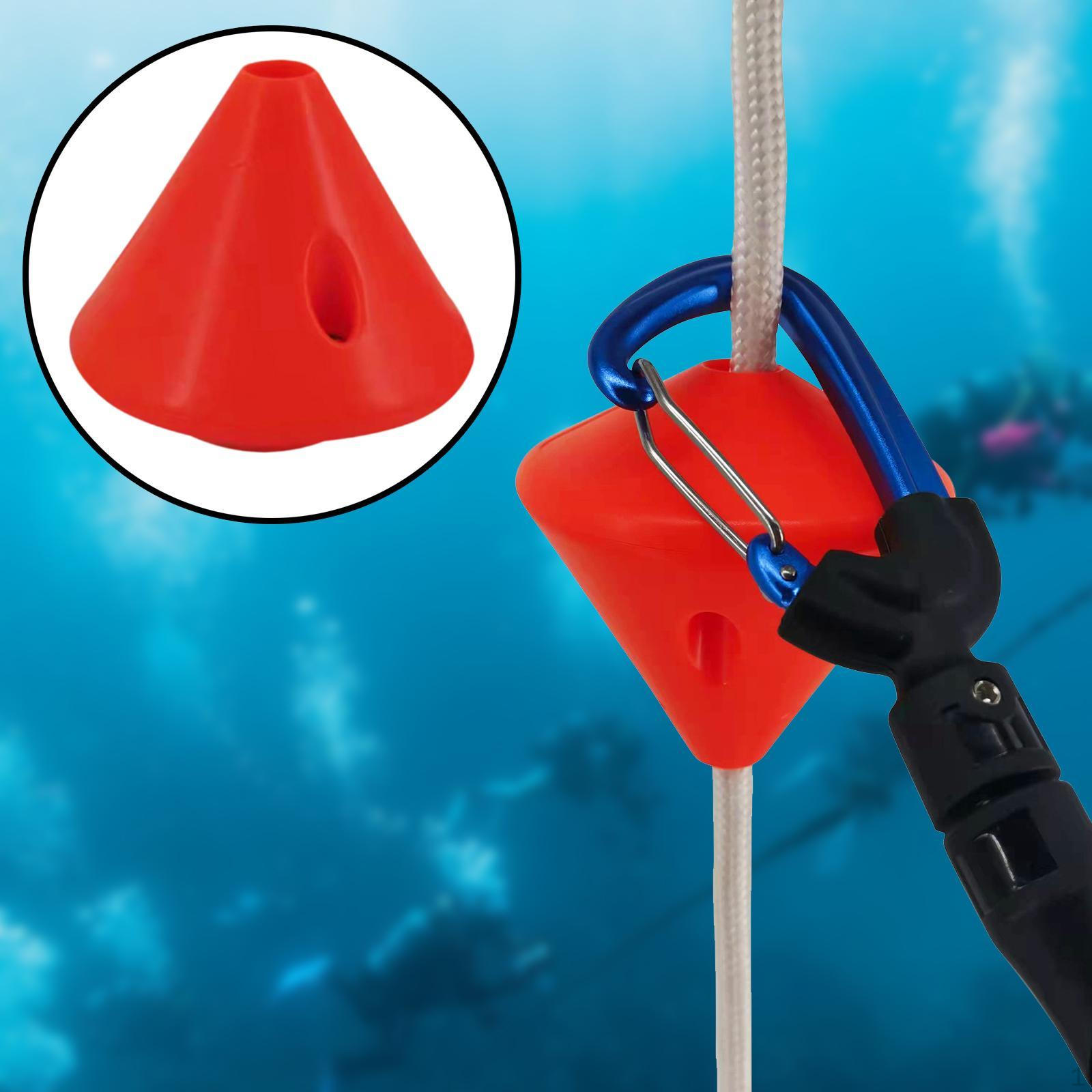 

Соединитель для фридайвинга, подводное крепление для веревки для занятий дайвингом оранжевый