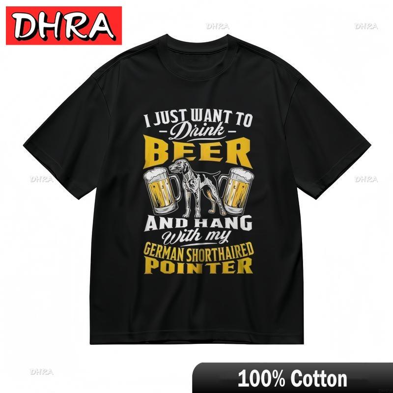 

Womens Classic TShirt Drink Beer and Hang with GerUnisex Shorthaired Pointer Tee TShirts Swedish for Anniversary Gift Girls S