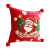 Removable Cushion Cover for Sofa Office Chair Christmas Pillow Sleeve Decorative and Functional Pillowcase for Home Use