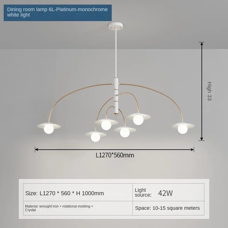 Nordic Modern Glass Ball Hall Chandelier Creative Living Dining Room Bedroom Kitchen Bar Cafe Home Decor Art Hanging Lamp LED