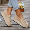 Spring Autumn Thick-soled One-piece Large-size Platform-style Retro Slippers for Lazy People, Casual Shoes