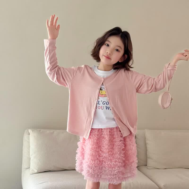 SEVEN BOBISKB2639 Girls' Summer Parent-Child Korean Style Separates