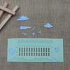 Garden Fence Cloud Bird Watering Can Flower Wedding Metal Cutting Dies Stencil Scrapbooking Craft