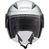 MARUSHIN Motorcycle Helmet Semi-Jet M-520XL Silver XL Size (61~62CM)