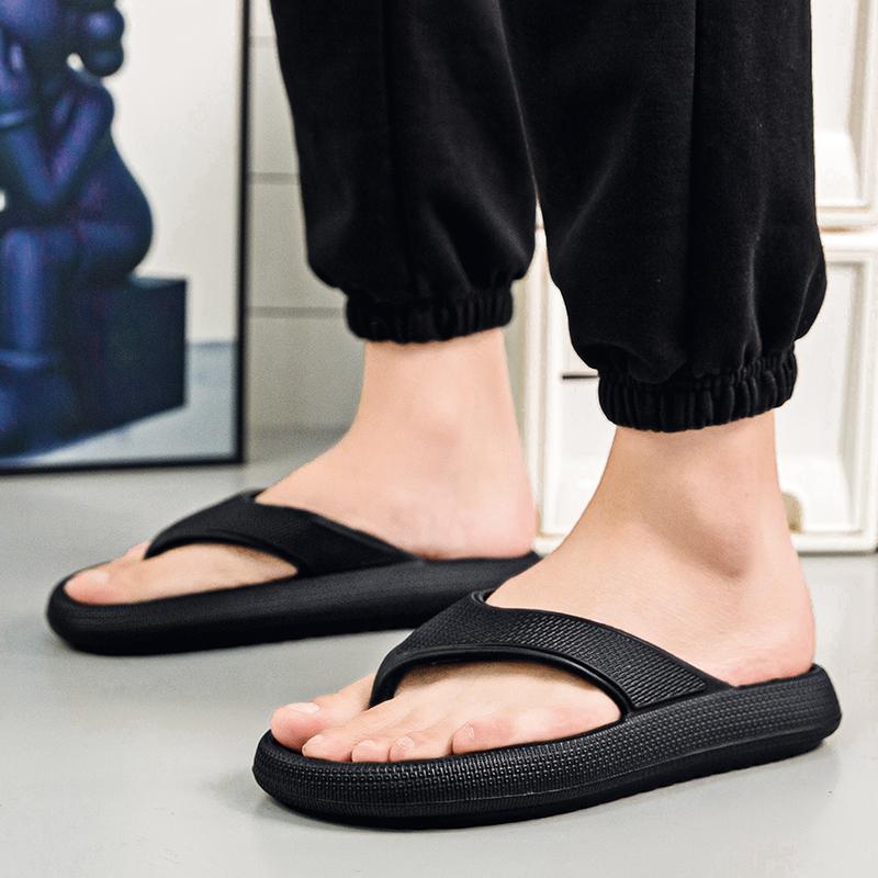 Fashion Arch Support Mens New Flat Flip Flops Summer Outdoor Comfort Soft Sole Beach Sandals Lady Flat Slippers Indoor Casual House Wome