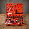 34 Pieces Hand Pump Cooling System Pressure Tester Kit Hose and Adapter Set