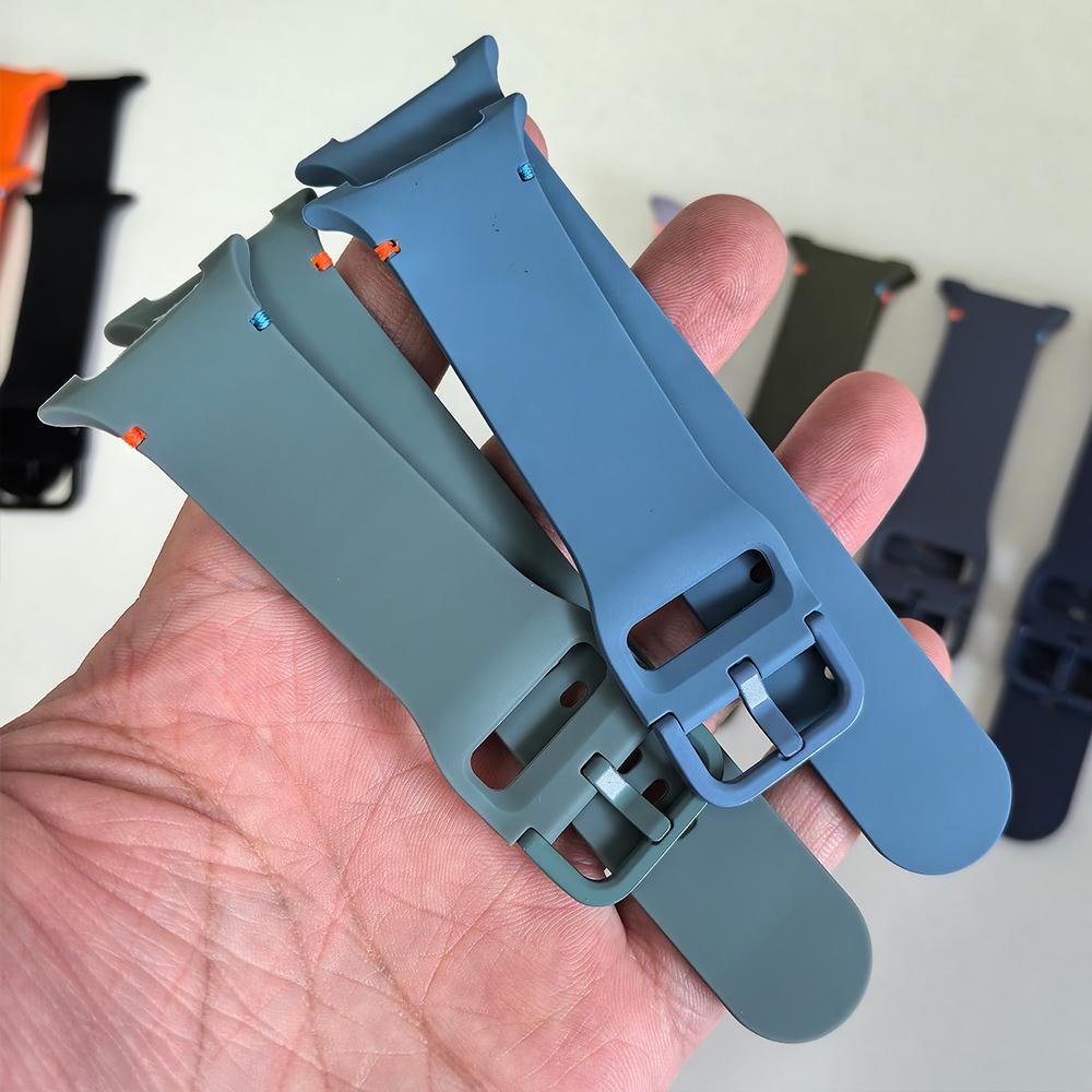 Sport Silicone Band For Samsung Galaxy Watch 8 Classic 46mm Strap For Samsung Watch8 44mm 40mm Wristband Bracelet Accessories