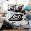 N-NARUTOS A-Anime Duvet Cover Set Home Style Bedding Soft Laundry Cotton Bed 3 Piece Set Student Dormitory Gift